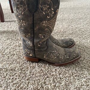 CIRCLE G SQUARE TOE WOMANS BOOT